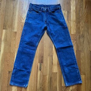 Levi's Deep Blue Straight Fit 505 Jeans